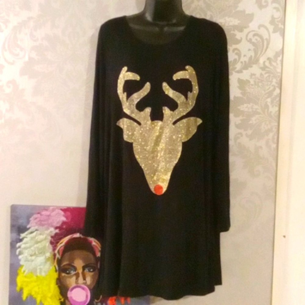 12PM By Mon Ami Reindeer Gown L
